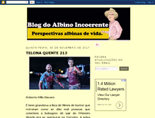 Tablet Screenshot of albinoincoerente.com